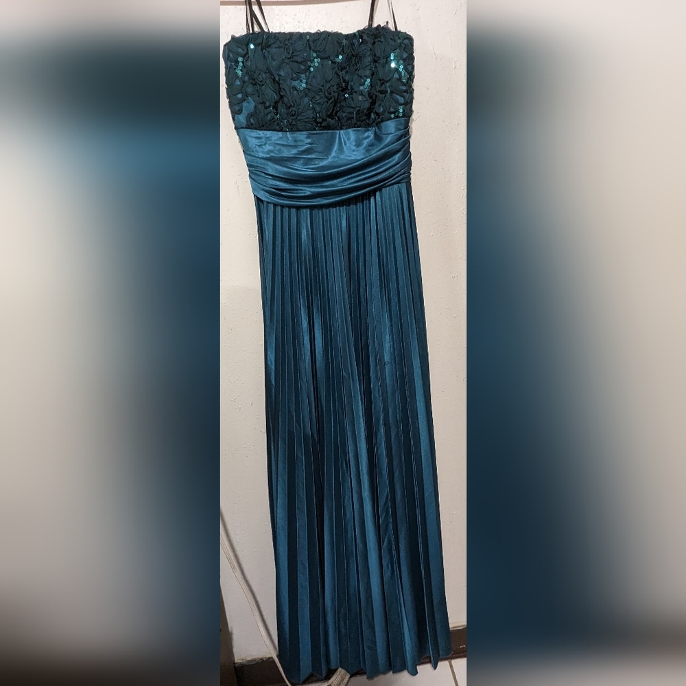 Teal Evening Gown